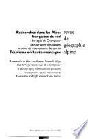 Revue de géographie alpine