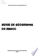 Revue de géographie du Maroc