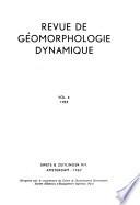 Revue de géomorphologie dynamique