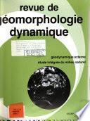 Revue de géomorphologie dynamique