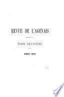 Revue de l'Agenais et des anciennes provinces du Sud-ouest, historique, littéraire, scientifique & artistique