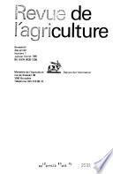 Revue de l'agriculture
