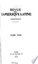 Revue de l'Amérique latine