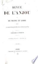 Revue de l'Anjou et de Maine et Loire