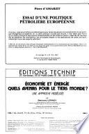 Revue de l'énergie
