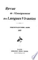 Revue de l'enseignement des langues vivantes