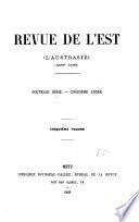 Revue de l'est (L'Austrasie)