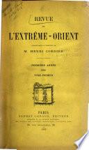 Revue de l'Extreme-Orient