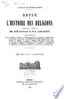Revue de l'histoire des religions