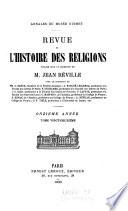 Revue de l'histoire des religions
