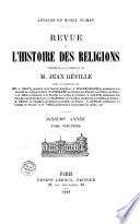 Revue de l'histoire des religions