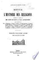 Revue de l'histoire des religions
