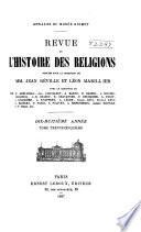 Revue de l'histoire des religions