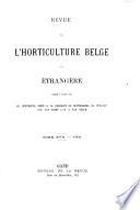 Revue de l'horticulture belge et étrangère