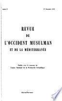 Revue de l'Occident musulman et de la Méditerranée
