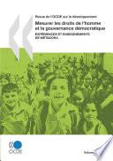 Revue de l'OCDE sur le développement, Volume 9 Numéro 2 Mesurer les droits de l'homme et la gouvernance démocratique : Expériences et enseignements de Métagora