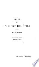 Revue de l'Orient chrétien