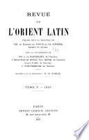 Revue de l'orient Latin