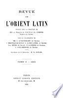 Revue de l'orient Latin