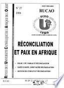 Revue de l'Université catholique de l'Afrique de l'Ouest