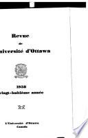 Revue de l'Université d'Ottawa