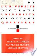 Revue de L'Université D'Ottawa