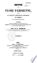 Revue de la flore parisienne, suivie du texte du Botanicon parisiense de Vaillant avec les noms linnéens en regard