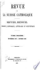 Revue de la Suisse catholique