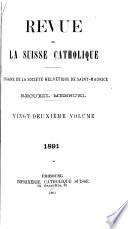 Revue de la Suisse catholique