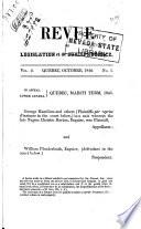 Revue de législation et de jurisprudence
