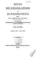 Revue de législation et de jurisprudence