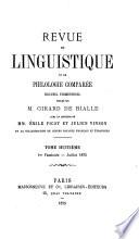 Revue de linguistique et de philologie comparée