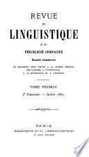 Revue de linguistique et de philologie comparée