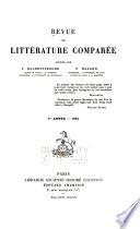 Revue de littérature comparée