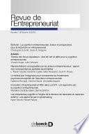 Revue de l’Entrepreneuriat