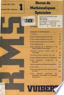 Revue de mathématiques spéciales