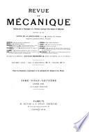 Revue de mécanique