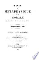 Revue de métaphysique et de morale