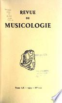 Revue de musicologie