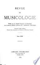 Revue de musicologie