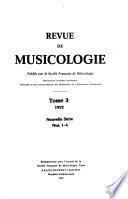 Revue de musicologie