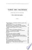 Revue de Paris ...