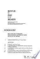 Revue de Pau et du Béarn