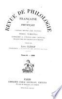 Revue de philologie française et provençale