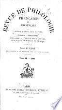 Revue de philologie française