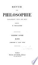 Revue de philosophie