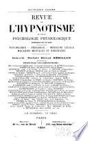 Revue de psychothérapie et de psychologie appliquée ...