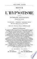 Revue de psychothérapie et de psychologie appliquée ...