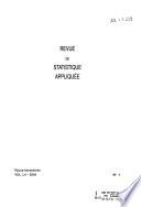 Revue de statistique appliquée