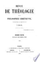 Revue de théologie et de philosophie chrétienne